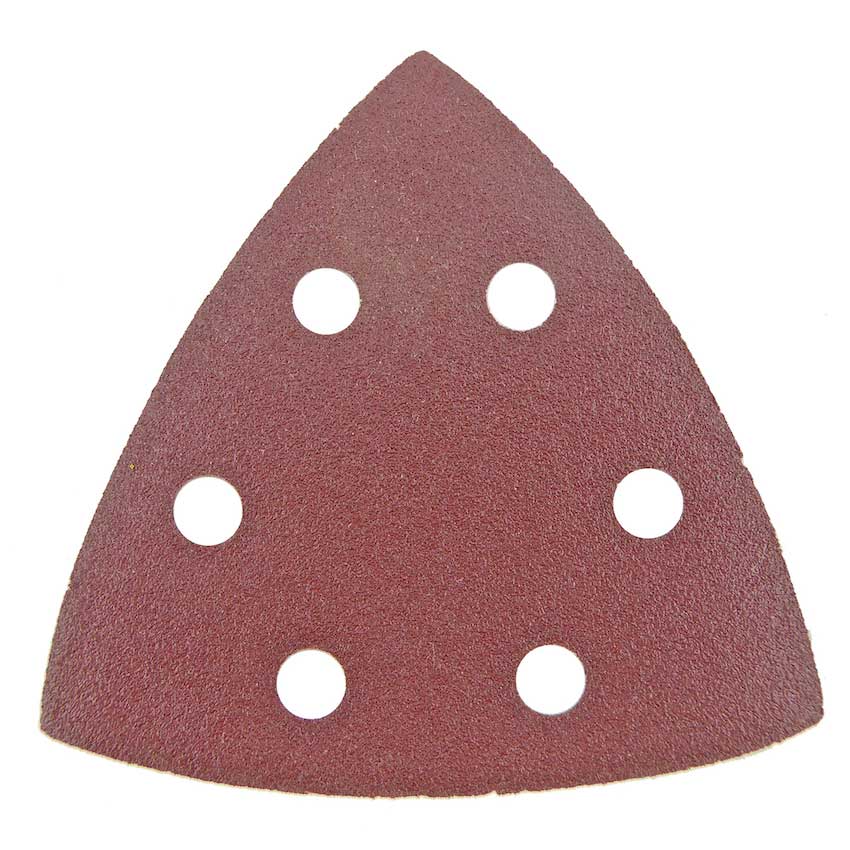 93mm Sanding Triangle 120 Grit Display Pack of 10